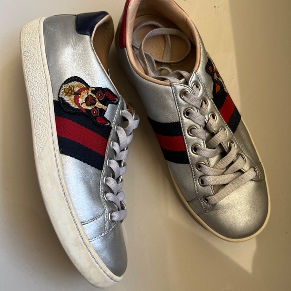 Limited Edition Gucci Ace “year of the Dog” sneakers EU 36 - Picture 3 of 14